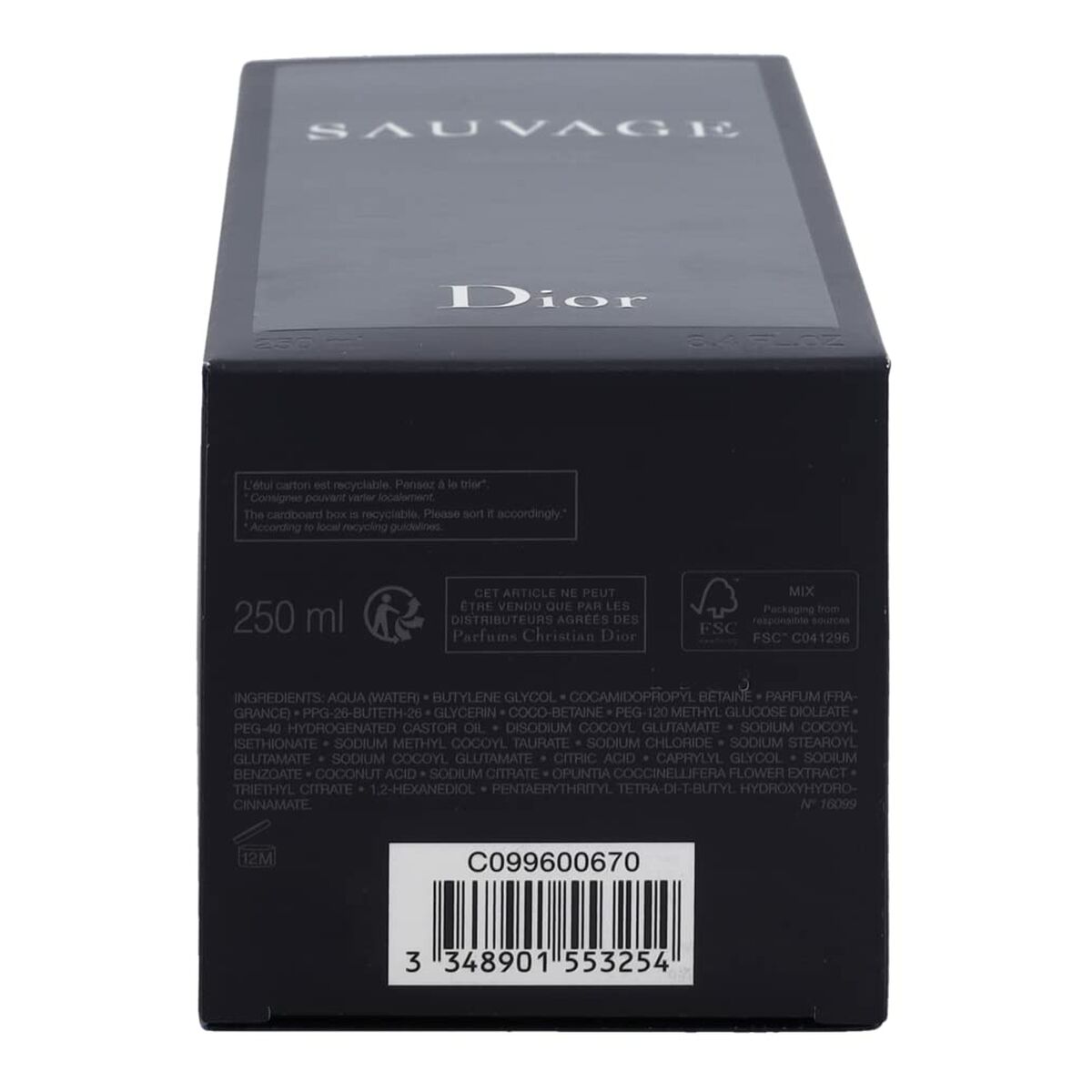 Men's Perfume Dior 099600670 50 ml 250 ml