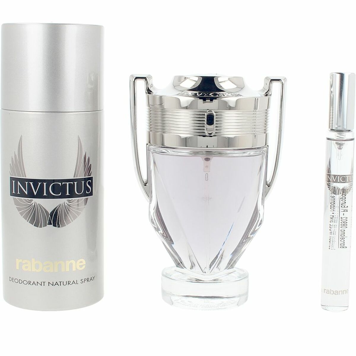 Men's Perfume Set Paco Rabanne INVICTUS 3 Pieces