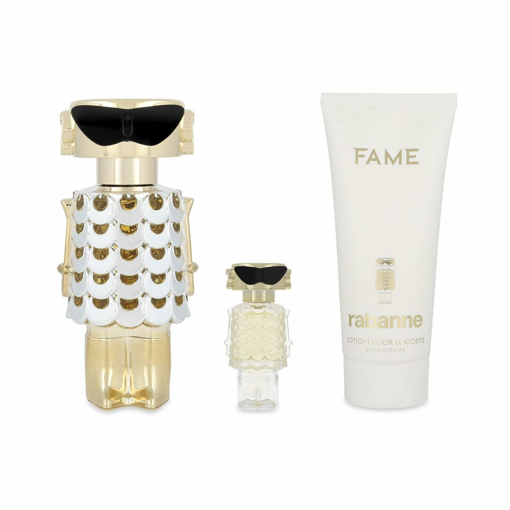 Women's Perfume Set Paco Rabanne FAME EDP 3 Pieces