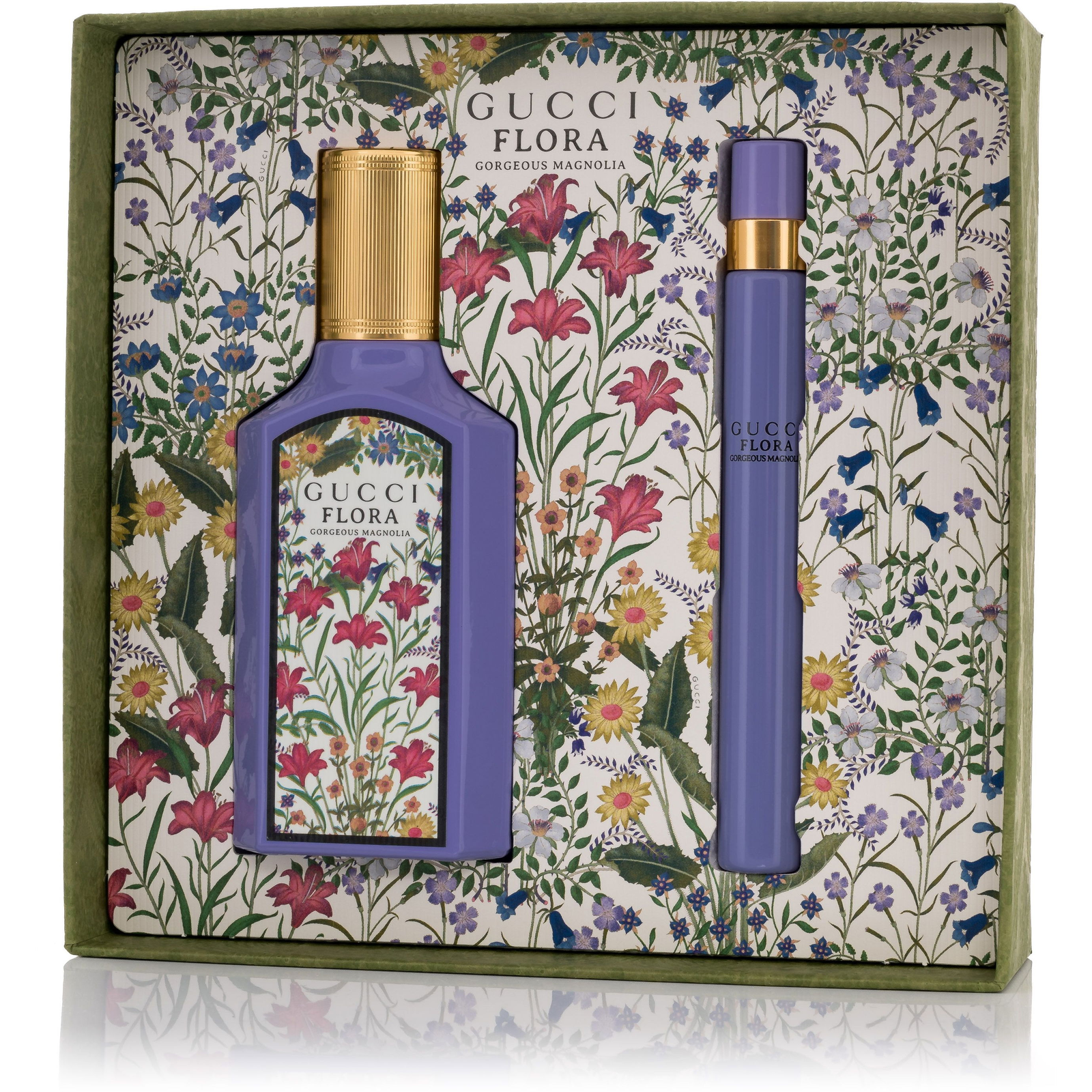 Gucci GUCCI SET (FLORA GORGEOUS MAGNOLIA (W) EDP/S 50ML + TRAVEL SPRAY 10ML) (3616304956966)