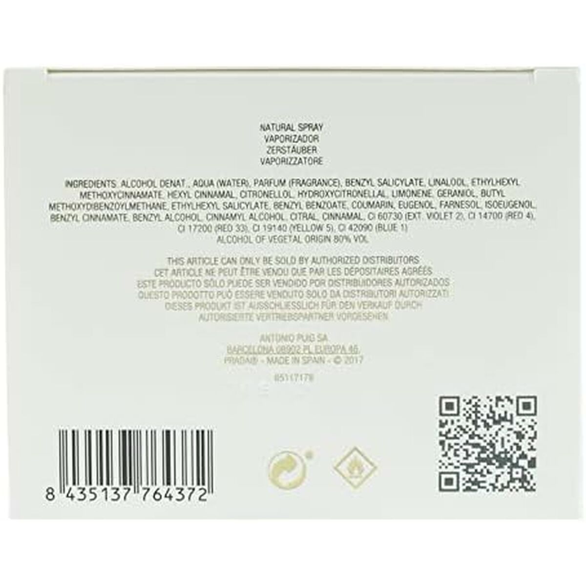 Women's Perfume Prada La Femme Intense EDP 35 ml