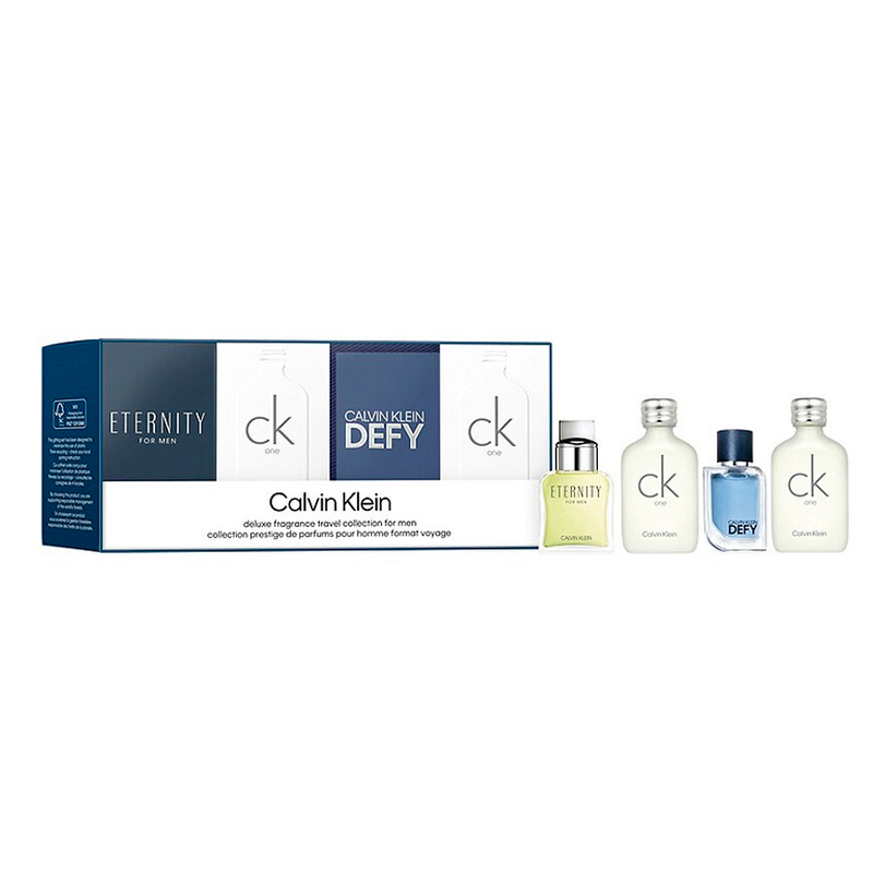 SET MINIATUR CALVIN KLEIN Eternity for Men EDT 10ml + CK One EDT 2x10ml + Defy EDT 5ml (3616304966750)